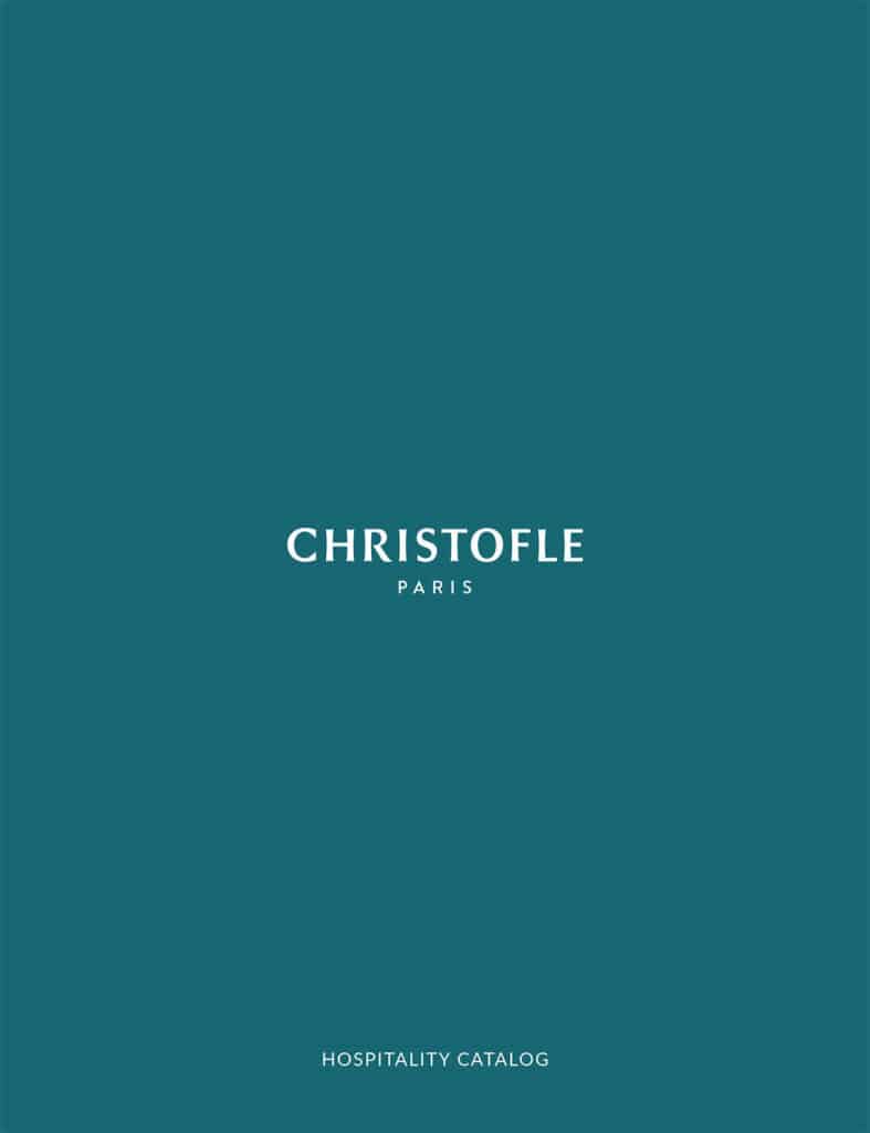 couverture catalogue hospitality Christofle
