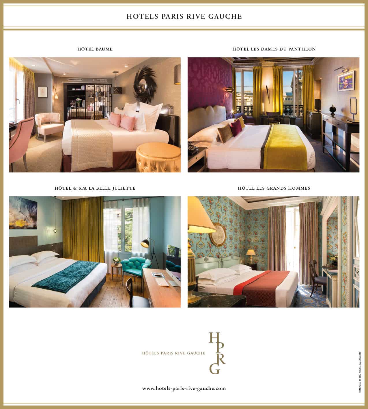 Affiche HOTEL PARIS RIVE GAUCHE