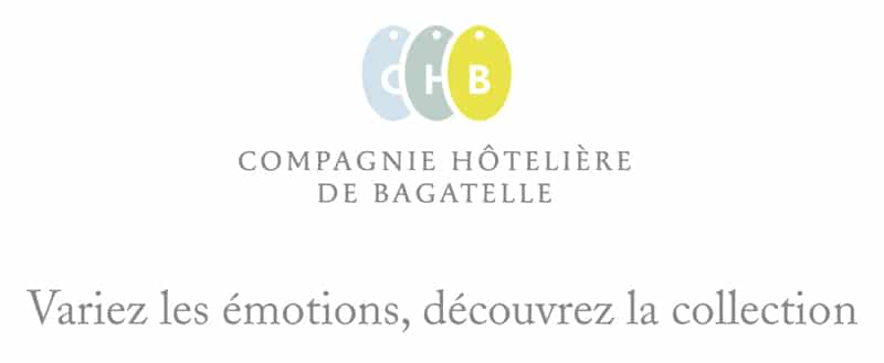 logo compagnie groupe hotelire de bagatelle