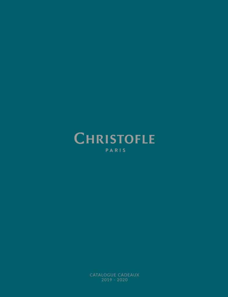 couverture catalogue cadeaux 2019-2020 Christofle